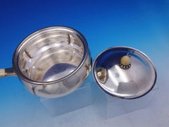 Evald Nielsen Sterling Silver Danish Covered Bowl with Handle Handwrought