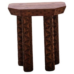 Evam Stool in Oiled Teak by Evam
