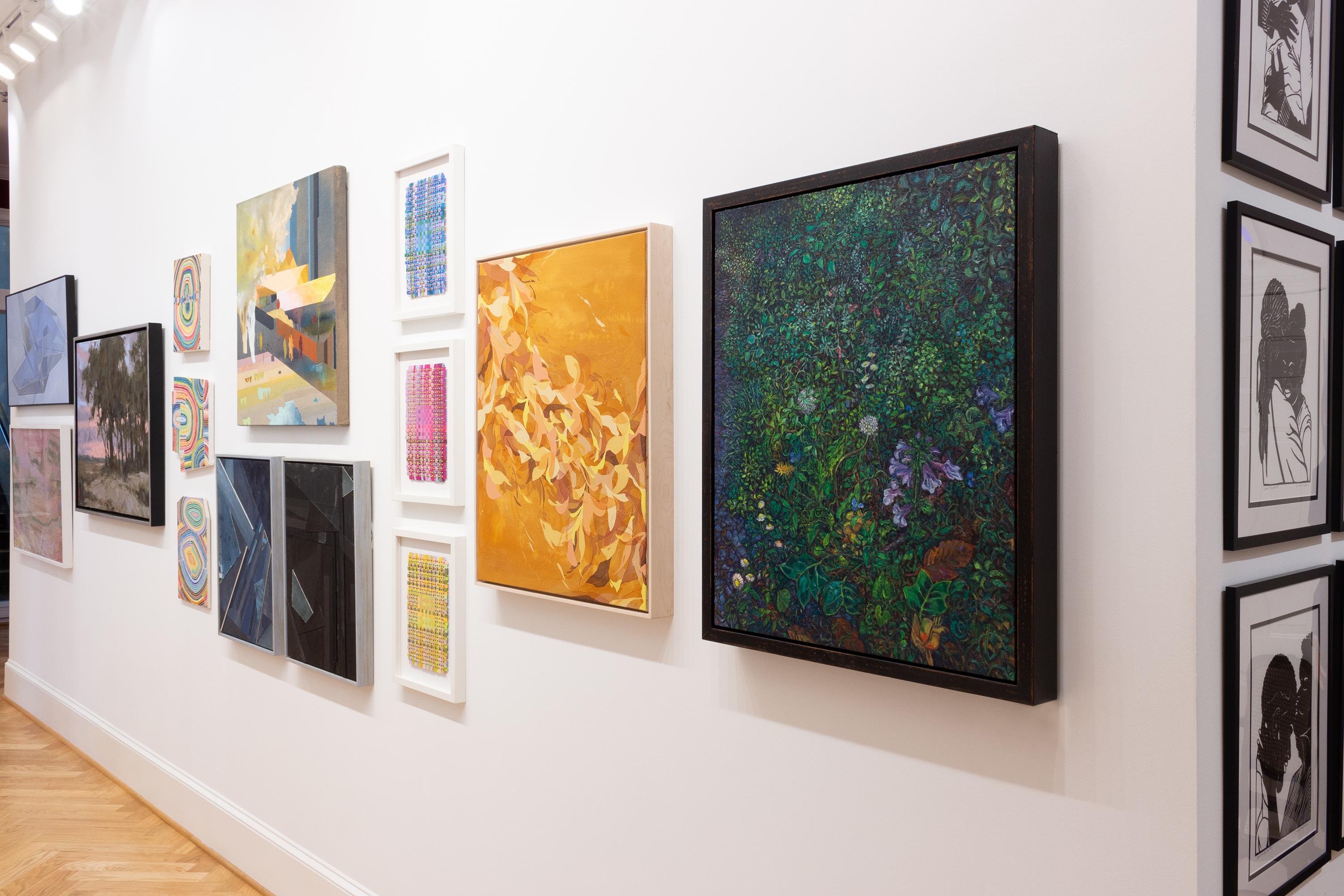 This work on canvas is a mixed media abstract work featuring hues of orange and yellow.

Evan is inspired by the works of Frank Bowling, Helen Frankenthaler, Candida Alvarez and Dorothy Hood.

Atlanta-based artist, Evan Blackwell Helgeson’s recent