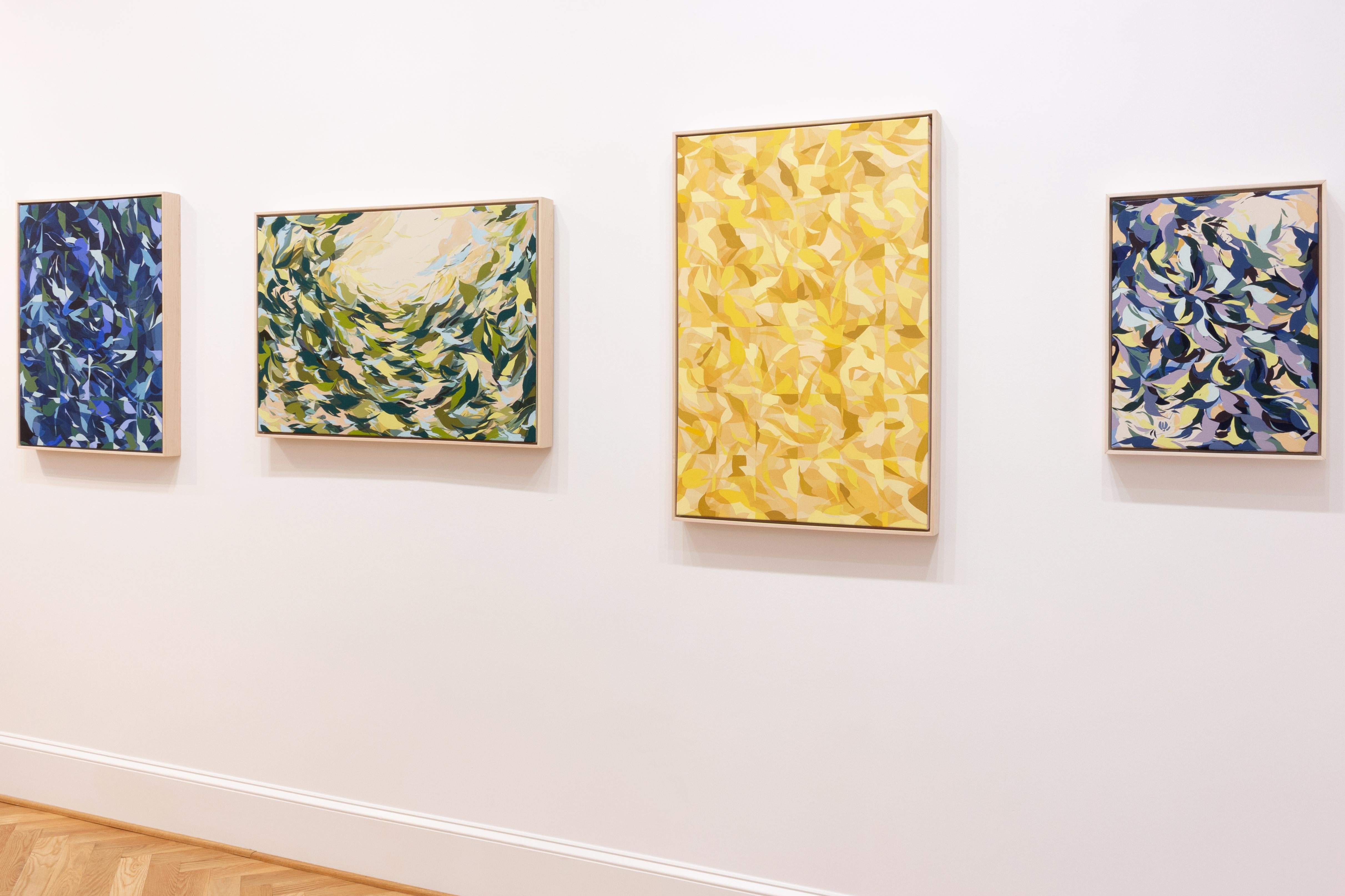 Esta obra sobre lienzo es una obra abstracta en técnica mixta con tonos amarillos y naranjas.

Evan se inspira en las obras de Frank Bowling, Helen Frankenthaler, Candida Alvarez y Dorothy Hood.

En su última obra 