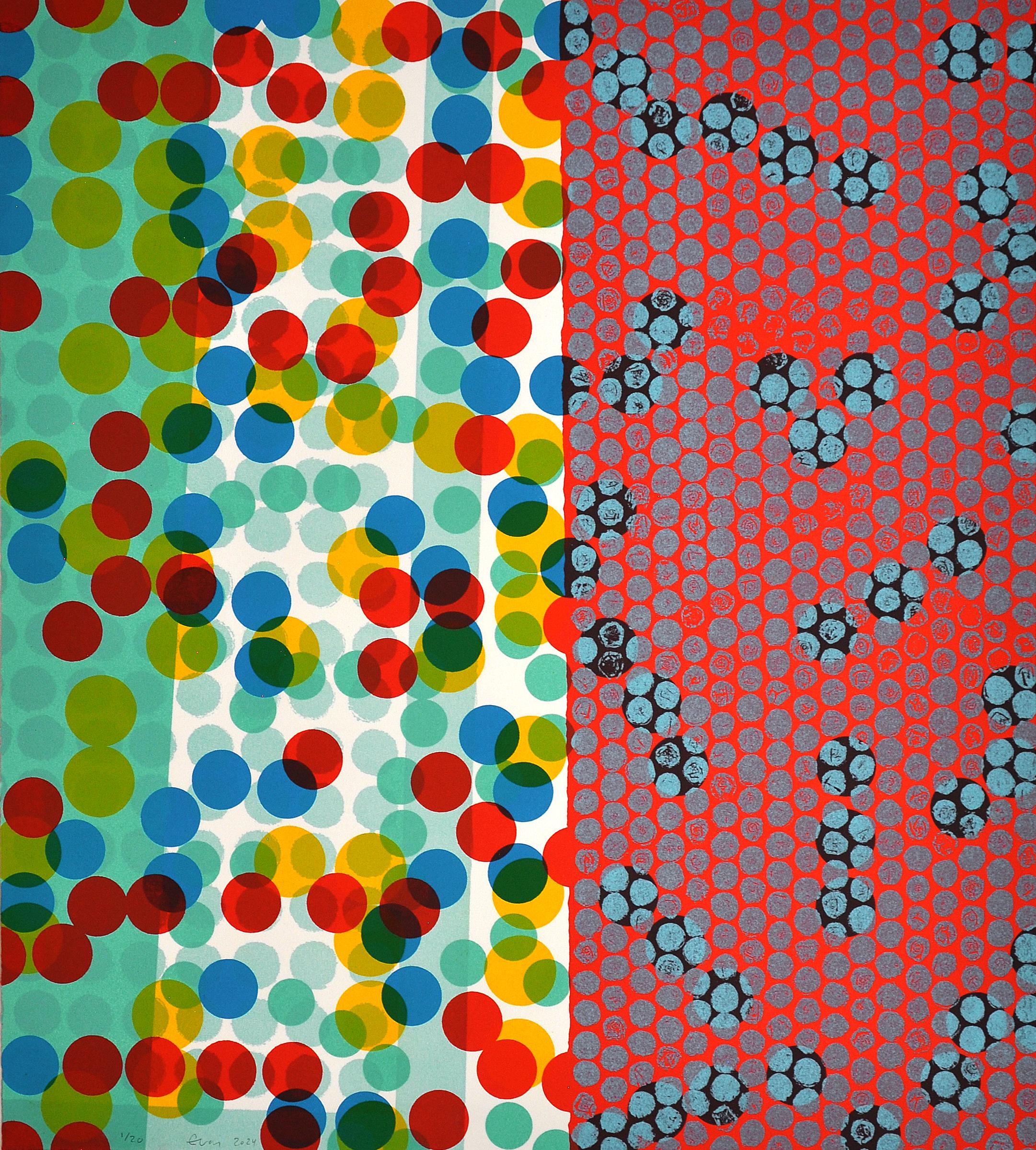 Evan Colbert Abstract Print - "A Piece of the Sky"