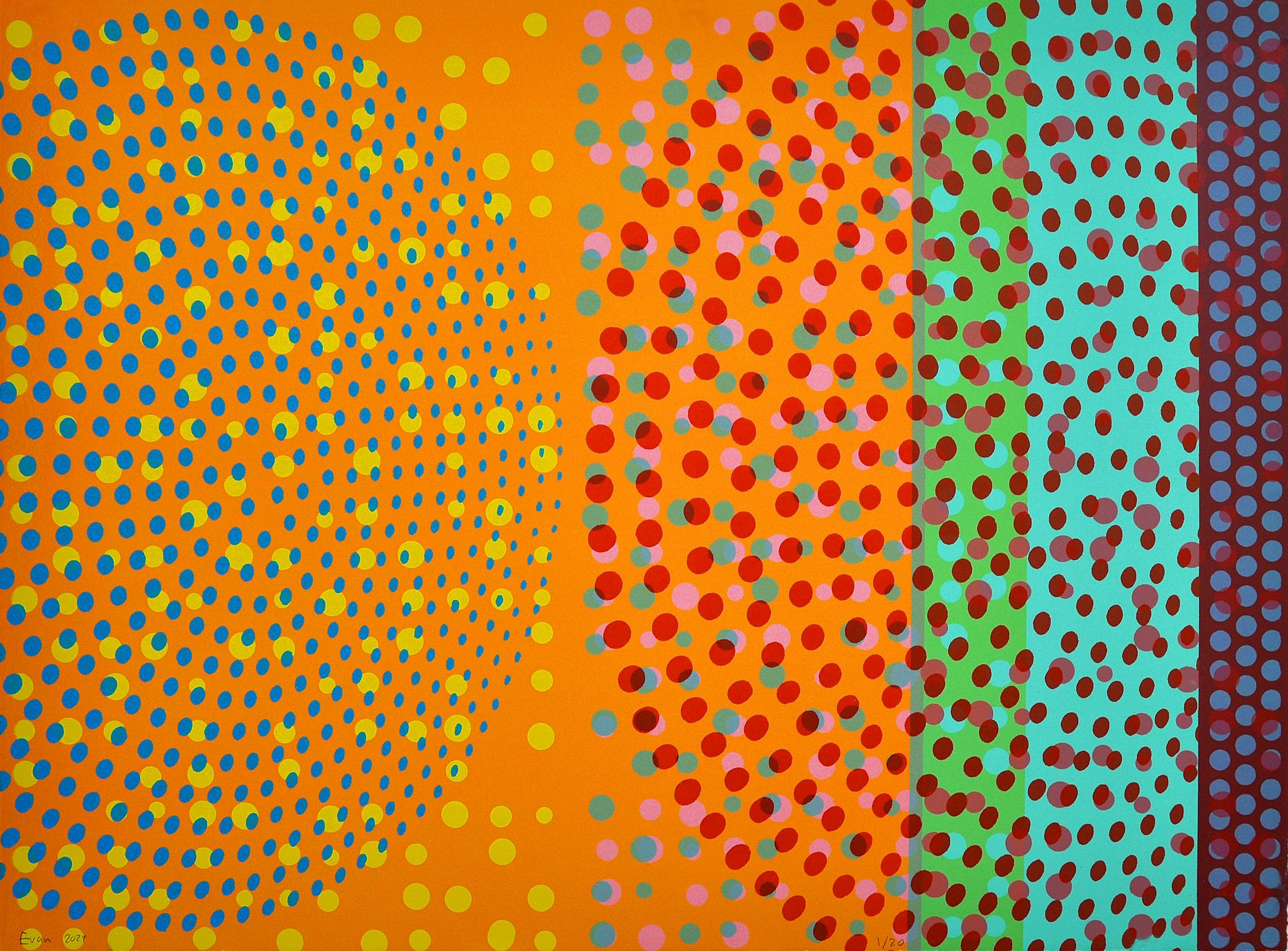 Abstract Print Evan Colbert - « Lost in Music »