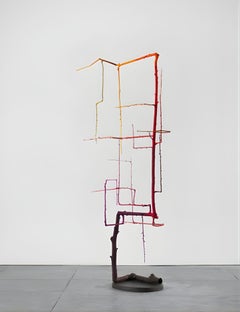 Warm Branch - Sculpture, Bronze, paint, 2012