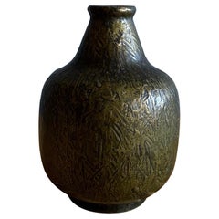 Evan Jensen Bronze Vase, Denmark, 1930s