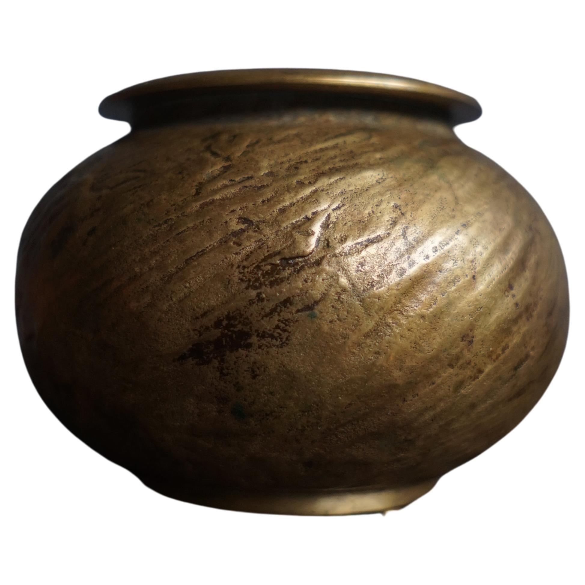 Evan Jensen Bronze Vase, Denmark, 1930s  For Sale