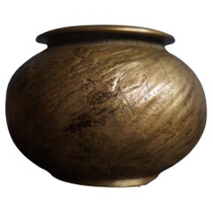 Evan Jensen Bronze Vase, Denmark, 1930s 