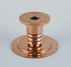 Evan Jensen, coppia di portacandele in bronzo Art Deco, circa, anni '40