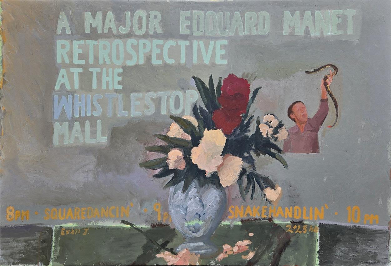 Evan Jones Landscape Painting - A Major Edouard Manet Retrospective at the Whistlestop Mall