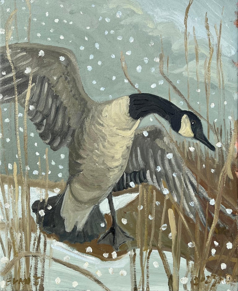 Canadian Goose Painting For Sale on 1stDibs canada goose