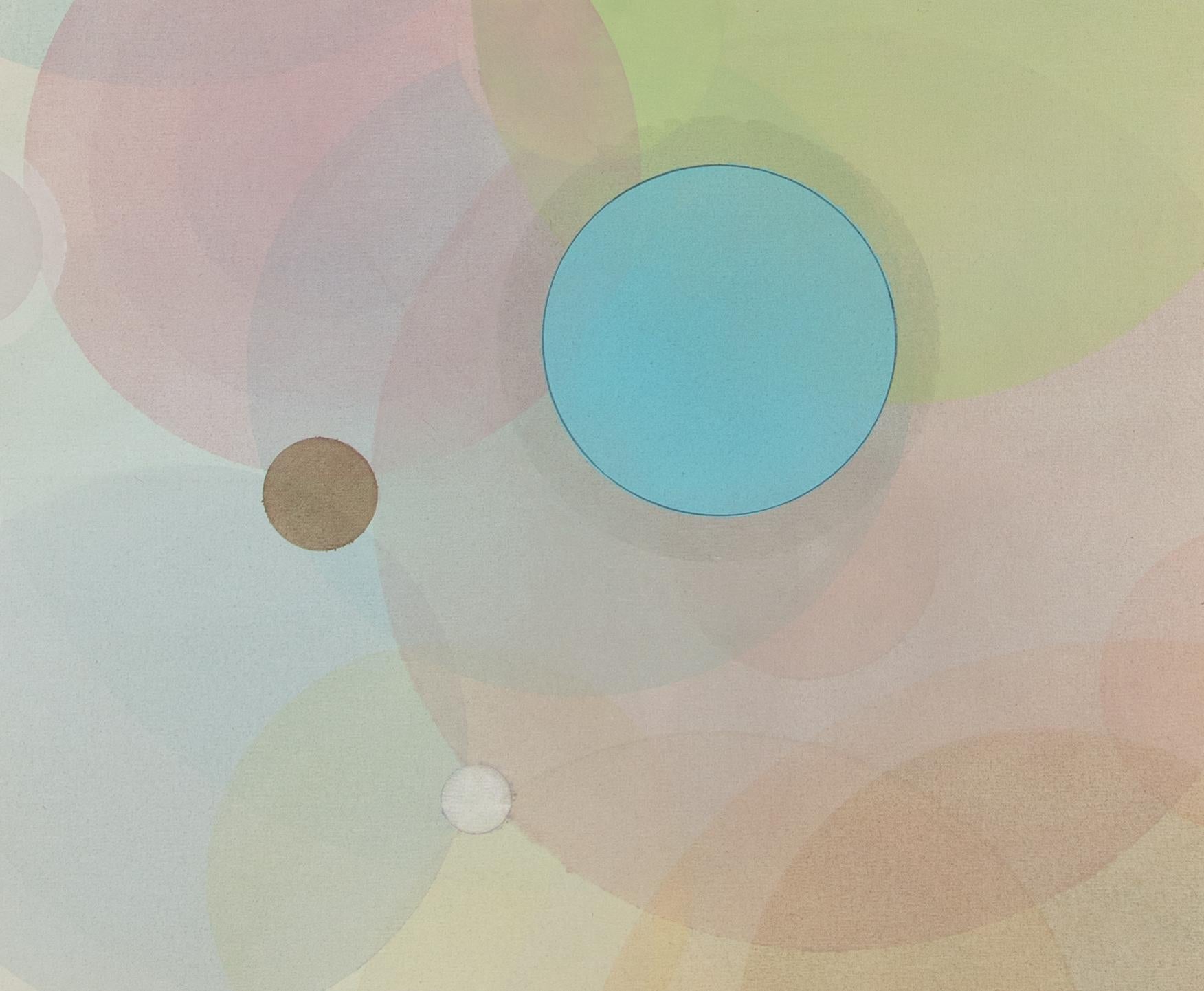 Day Map N2619 - Abstract Geometric Painting by Evan Venegas