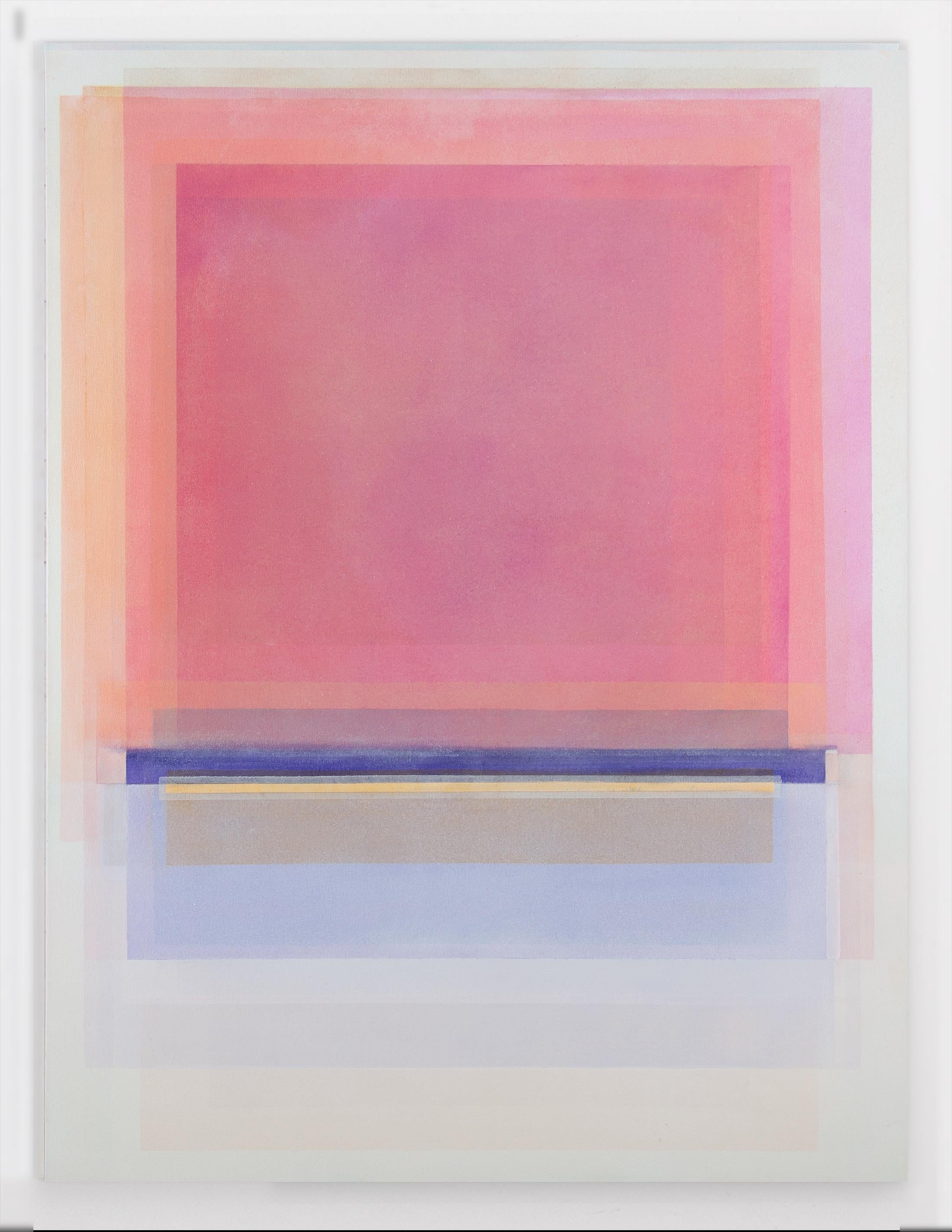 FT 1 - Pastellfarbe abstrakte geometrische Malerei auf Leinwand