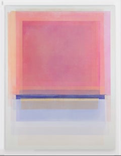 FT 1 - Pastellfarbe abstrakte geometrische Malerei auf Leinwand
