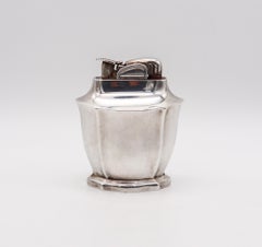 Evans 1952 By Ross Blackinton Table Desk Automatic Lighter In Solid 925 Sterling