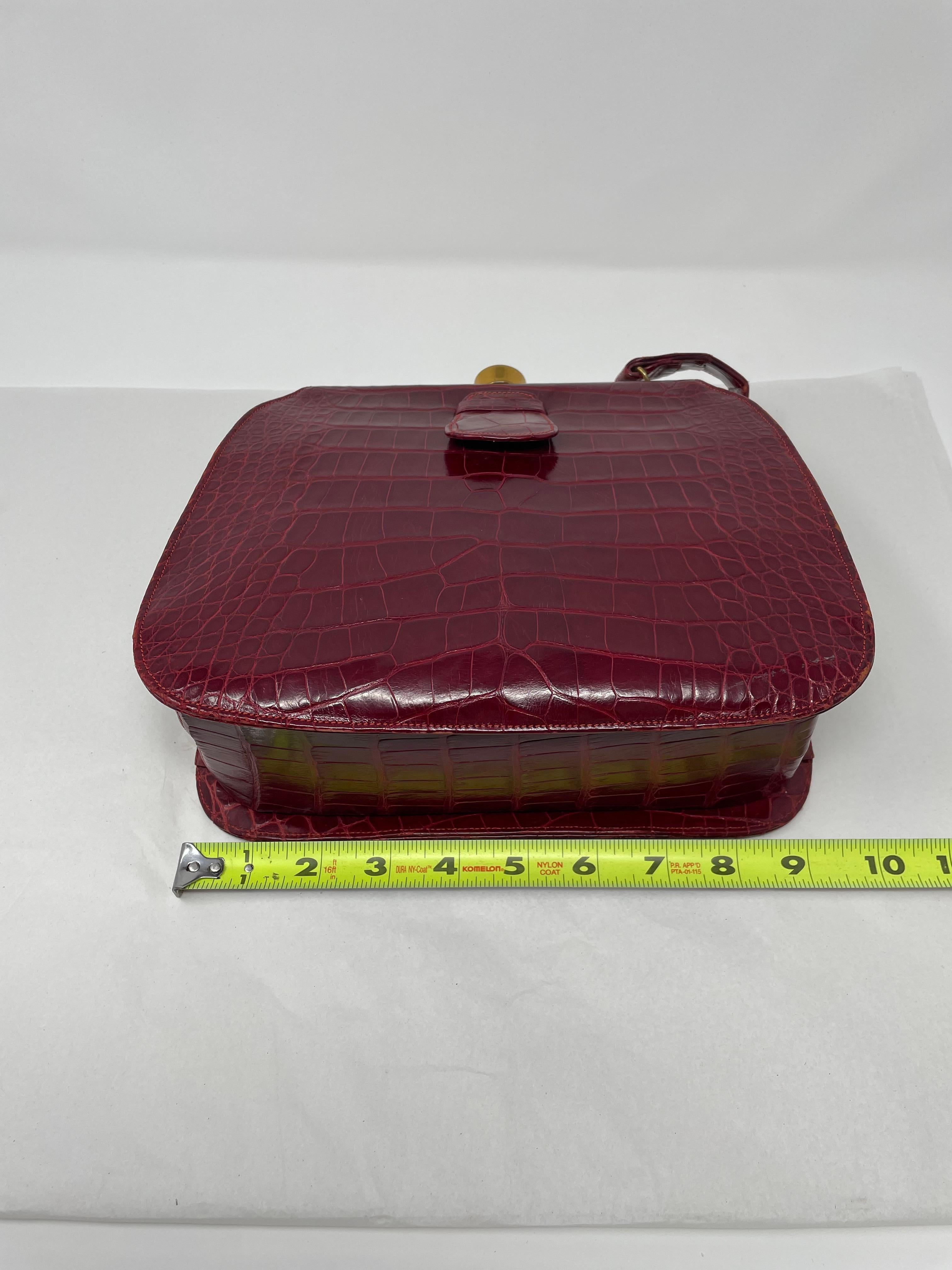 Evans Elegance Red Purse with Change Purse For Sale 4