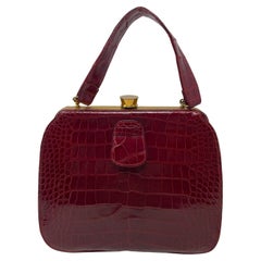 Vintage Evans Elegance Red Purse with Change Purse