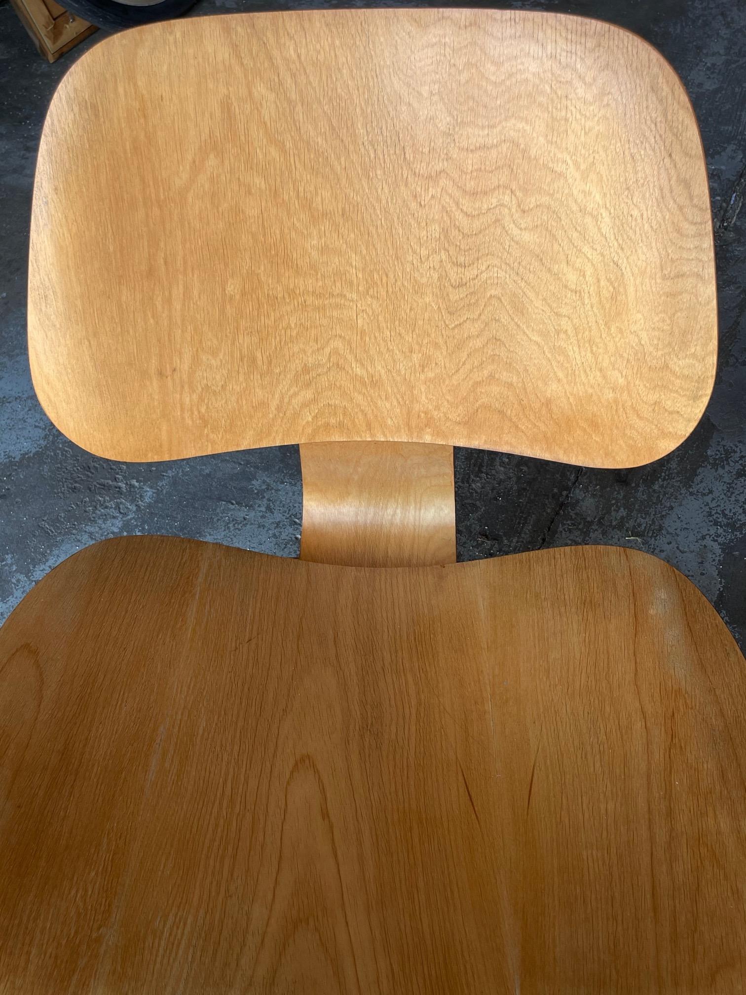 Maple Evans Herman Miller LCW by Charles Eames For Sale
