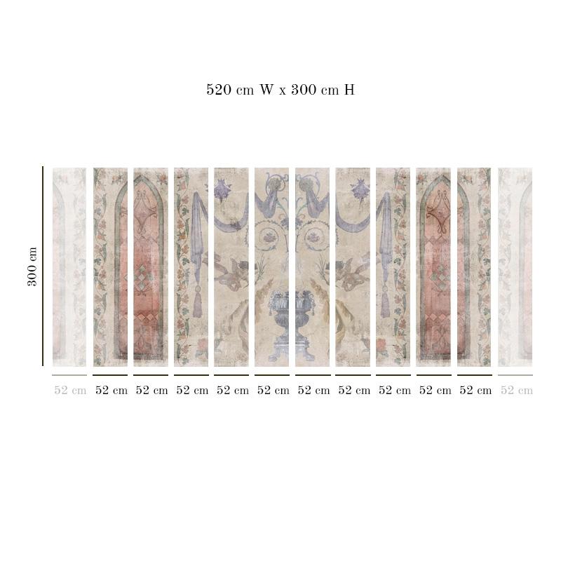 The Evanscenza wallpaper model translates into a subtle dance between imagination and reality. The spectacular design becomes a window to a world of possibilities. Your gaze becomes the architect of a perfect visual experience. With a call to