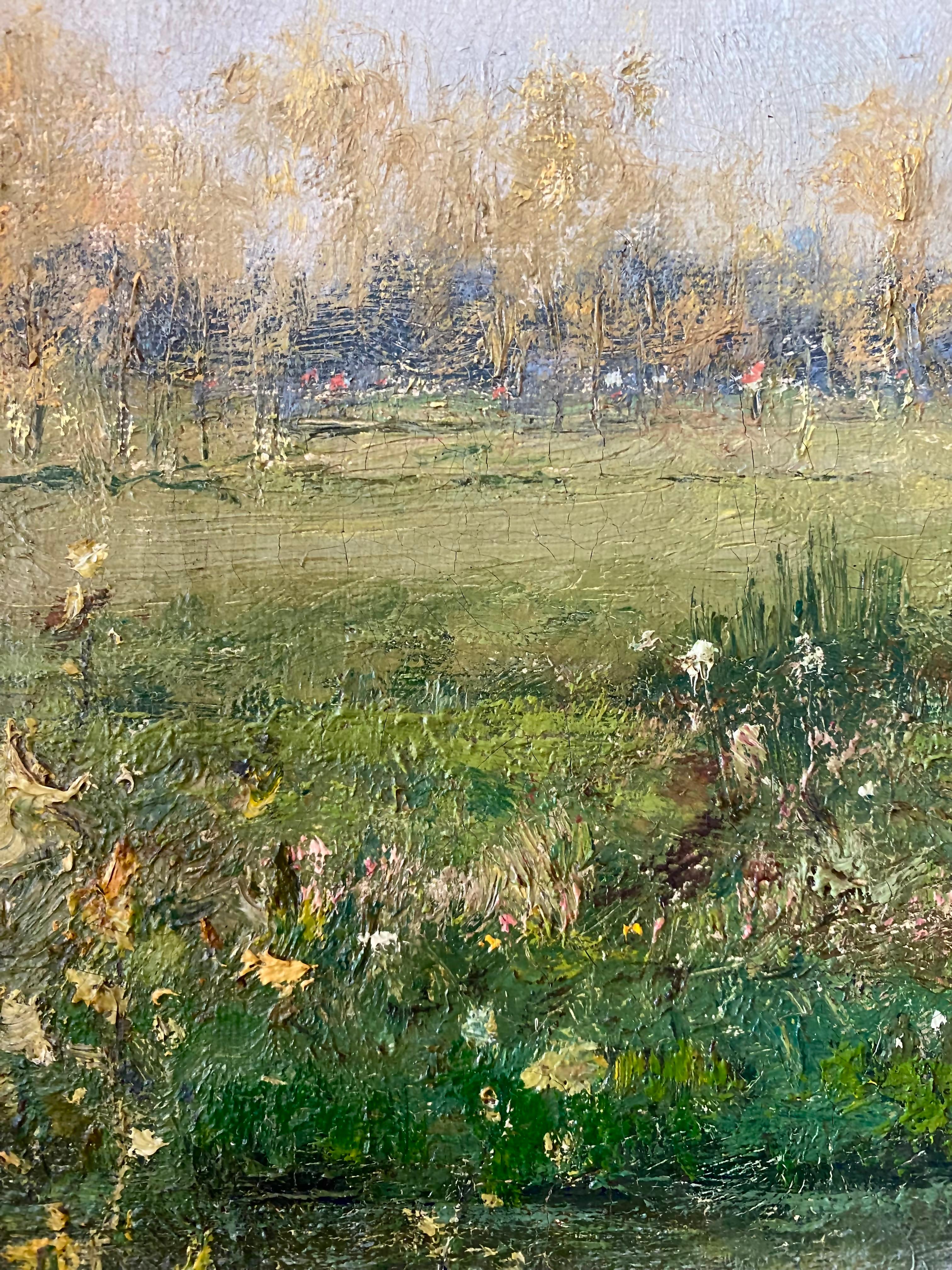 Retour des champs' par Évariste Carpentier, Kuurne 1845 - 1922 Liège en vente 1