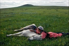 China, Inner Mongolia - Horse training for the militia, 1979