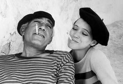 Eve Arnold - Anthony Quinn y Anna Karina, Fotografía 1976, Impresión posterior