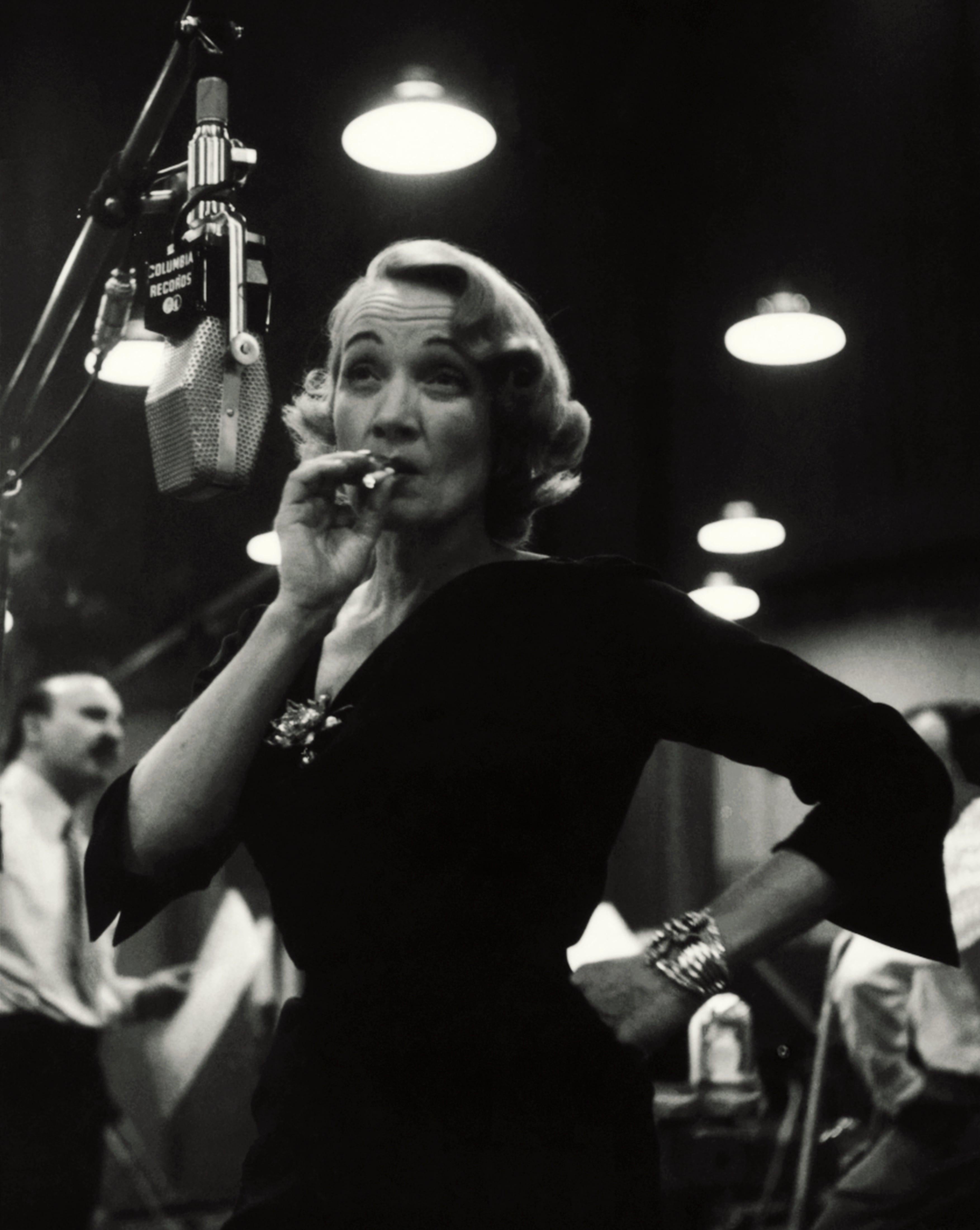 Eve Arnold - Marlene Dietrich Smoking, Photography 1952, Printed After