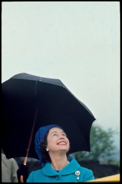 Vintage Eve Arnold - Queen Elizabeth II in Manchester, Photography 1960, Printed After