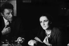 GB. Shepperton. Filmset 'Becket', Elizabeth Taylor & Richard Burton 1963