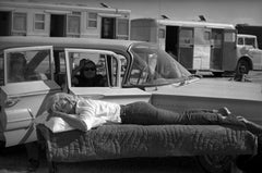 Marilyn Monroe Taking a Rest Between Takes on the set of "The Misfits", 1960