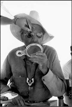 USA. Arizona. James Stewart am Set von THE FLIGHT OF THE PHOENIX. 1965