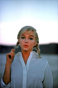 USA. Nevada. US actress Marilyn MONROE on the set of 'The Misfits'. 1960