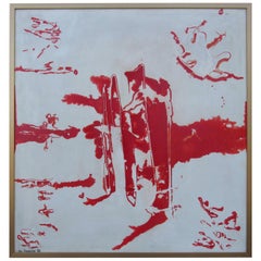 Vintage Eve Garrison Abstract Painting, 1962