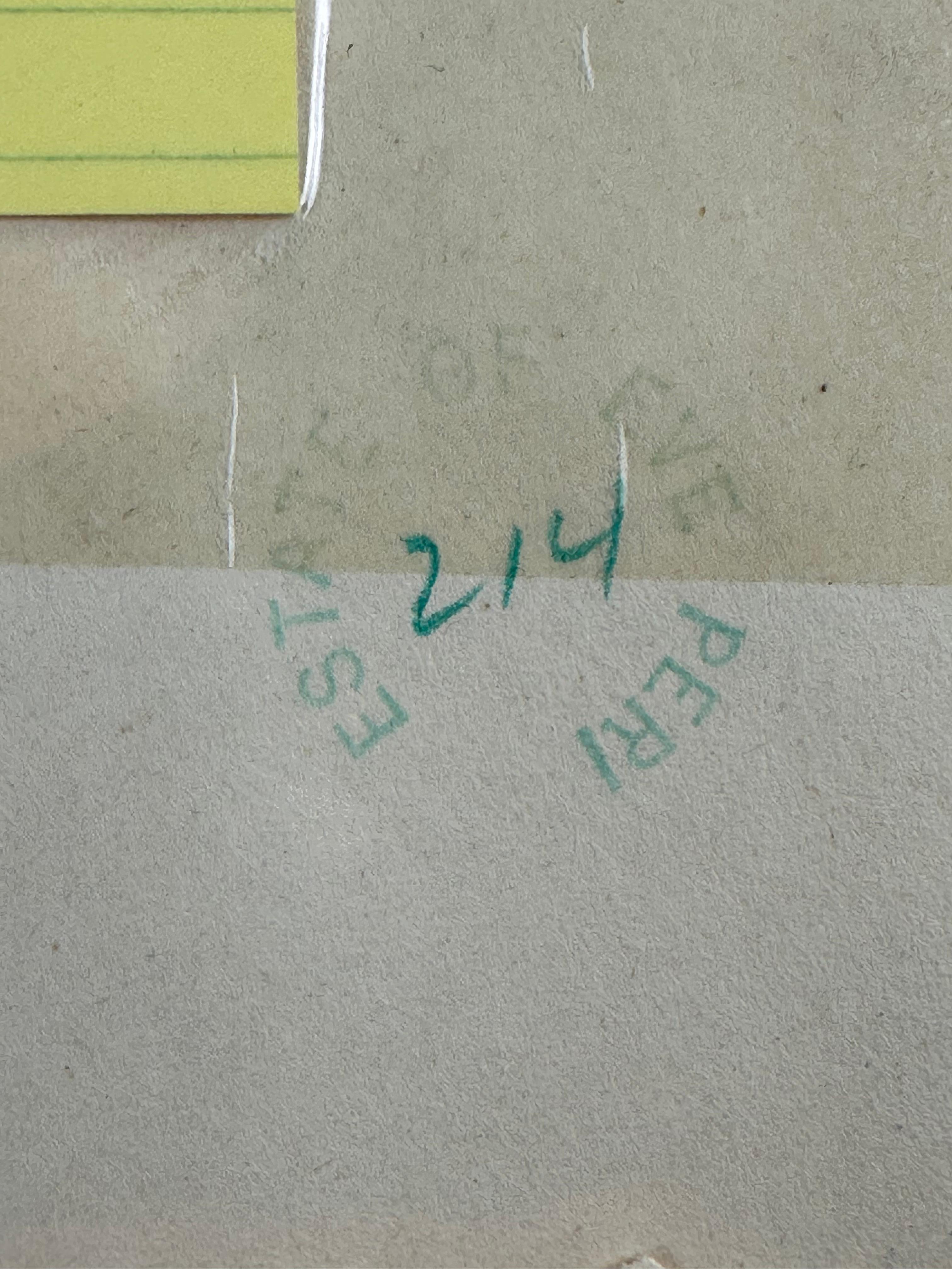 Acquerello su carta, il foglio misura 8,25 x 10,5 pollici. Senza cornice. 

Firmato e datato in basso a destra. Timbro della proprietà sul retro. 

 EVE PERI (1897-1966)

Nata a Bangor, nel Maine, Eve Peri ha lavorato principalmente come artista