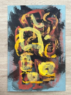 Vintage Untitled Abstract Expressionist painting