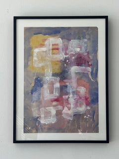 Vintage Untitled Abstract Expressionist painting