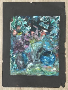 Nature morte expressionniste abstraite sans titre