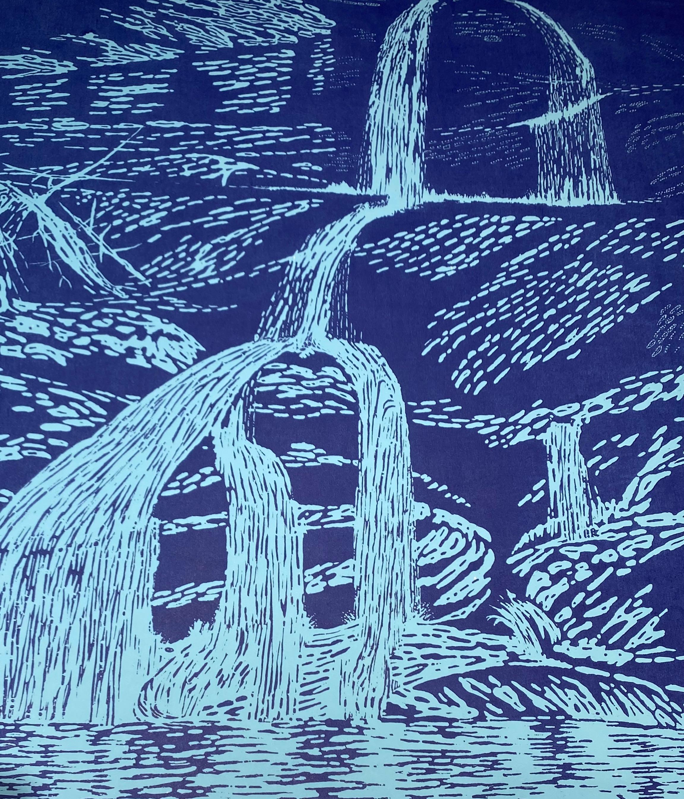 m.int blue waterfall