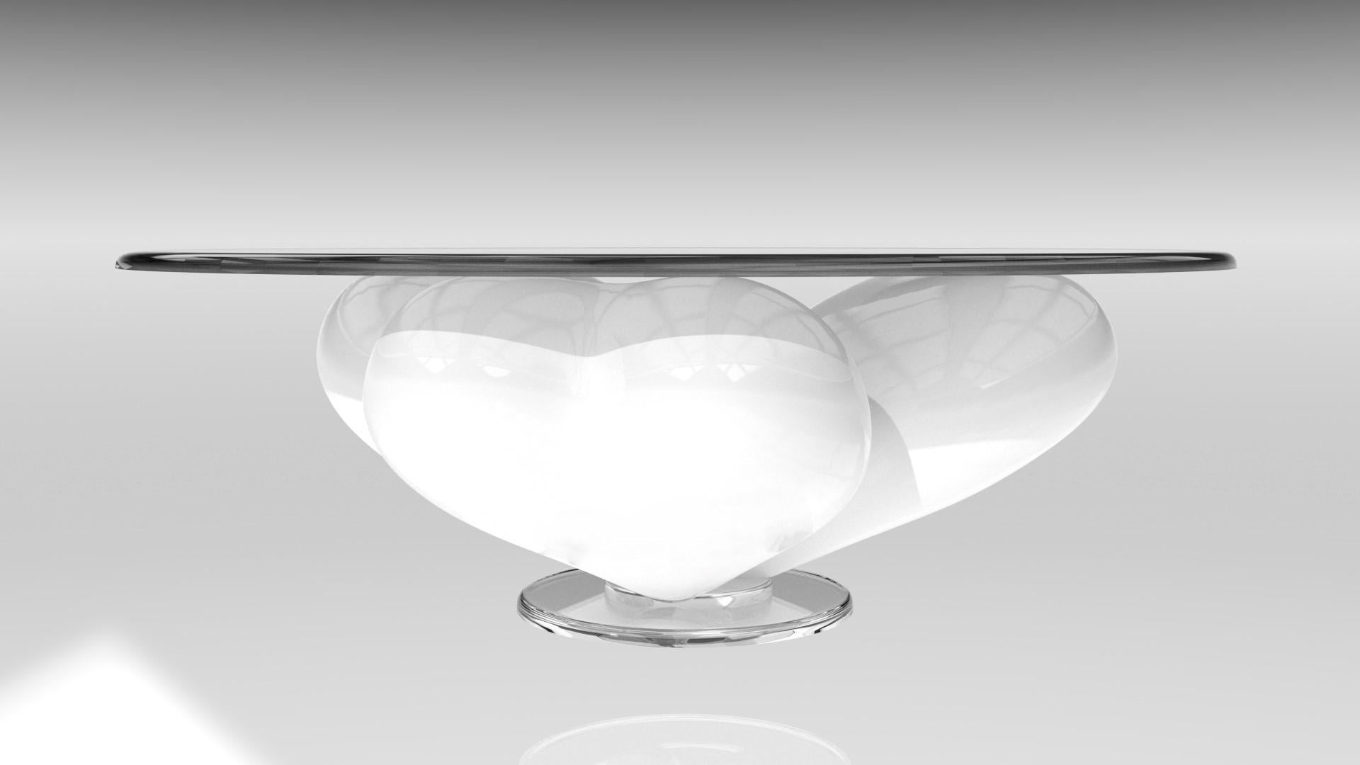 Eje-Design, ein visionäres Designhaus, stellt ein Meisterwerk vor, das die Essenz von Liebe und Eleganz verkörpert. Dieser skulpturale Couchtisch ist mehr als nur ein Möbel, er ist ein Statement. Als Symbol der Liebe in ihrer raffiniertesten und