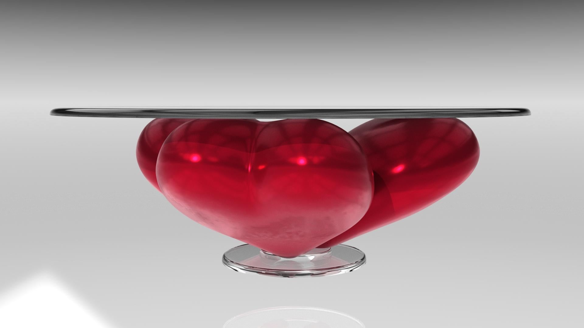 Eje-Design, a visionary design house, unveils a masterpiece that embodies the essence of love and elegance. This sculptural coffee table is more than just furniture; it’s a statement. A symbol of love in its most refined and poetic form, it