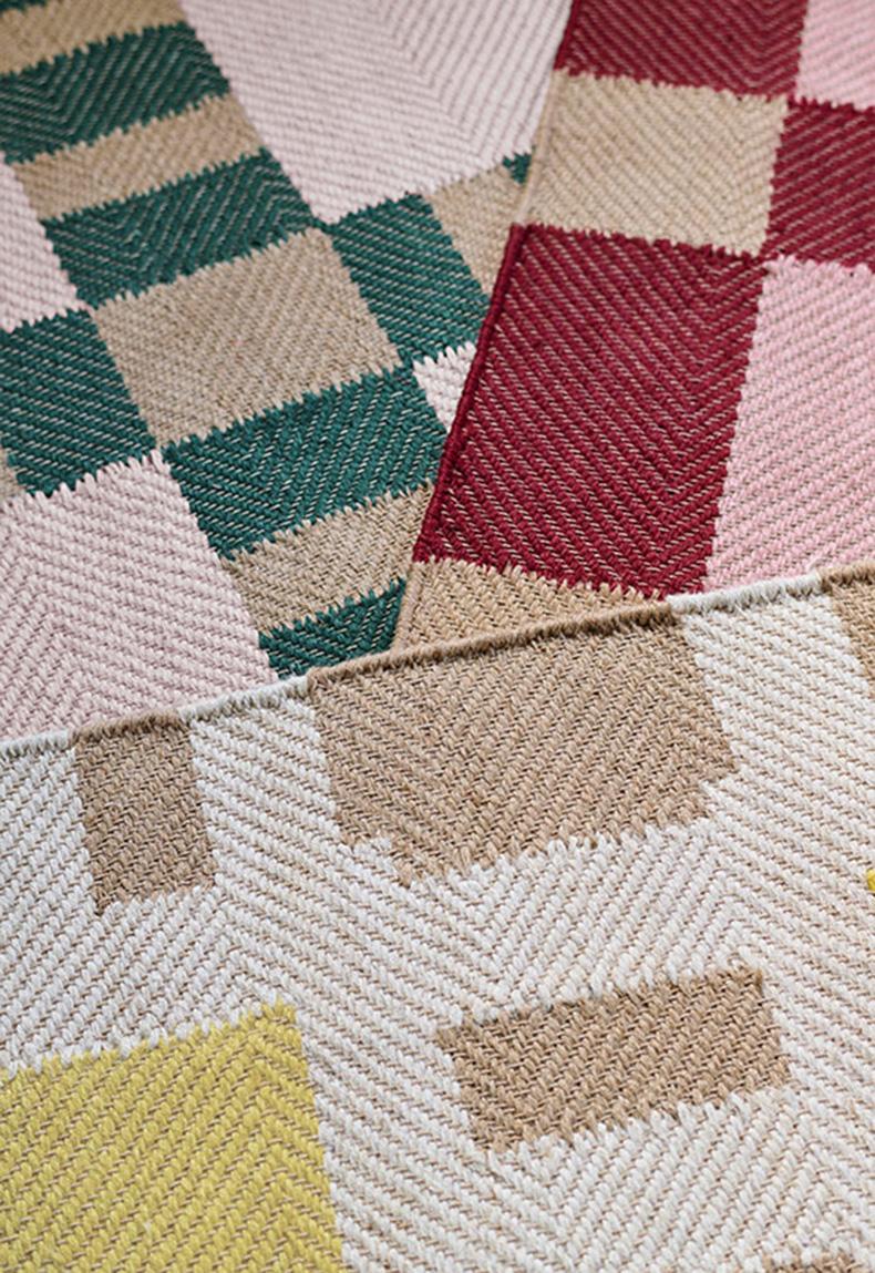 Modern Evelina Kroon Jute Rug Sunny Side Up For Sale