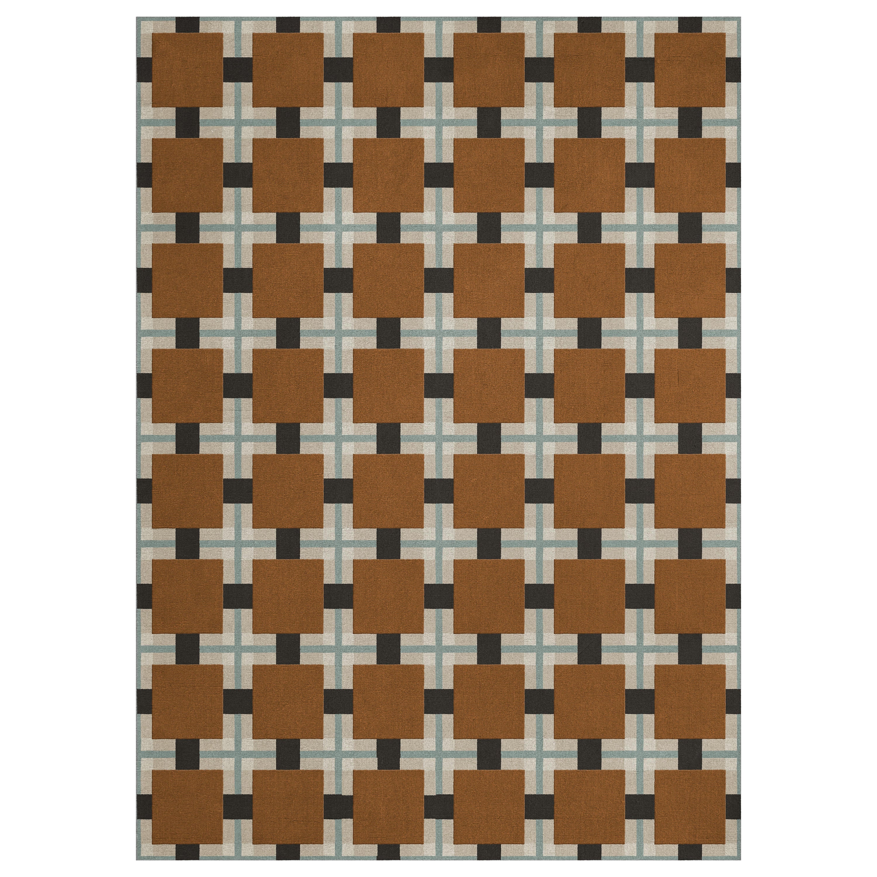 Tappeto in lana Evelina Kroon Ochre Fields