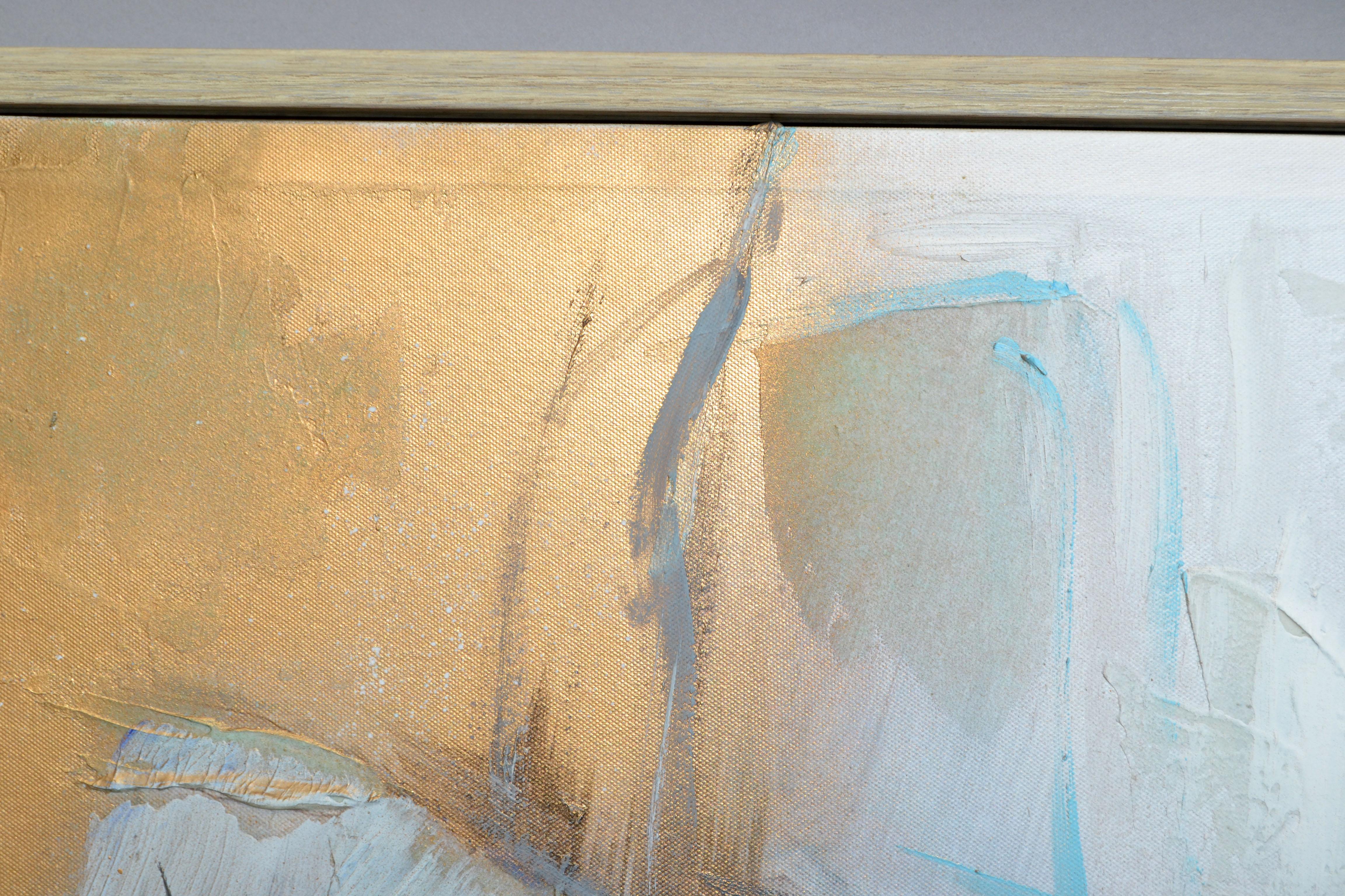 American Eveline Brodsky Contemporary Impressionism Wood Framed Acrylic Painting Canada