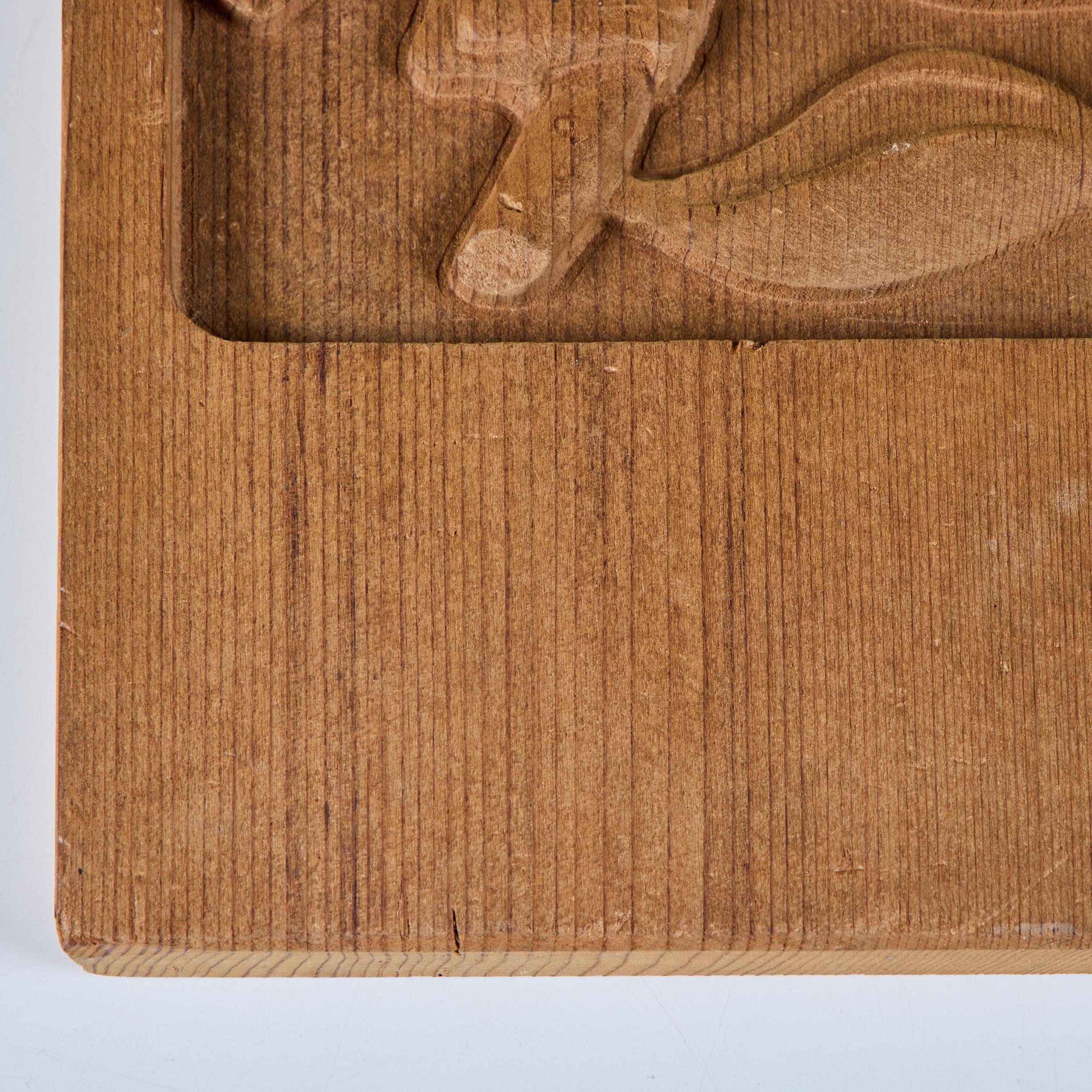Evelyn Ackerman Bird Wood Carved Panel en venta 5