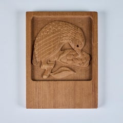 Evelyn Ackerman Bird Wood Carved Panel
