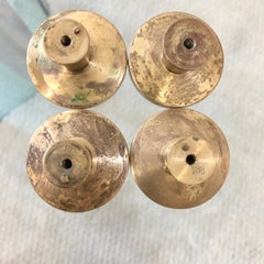 Evelyn Ackerman Brass and Micro-Mosaic Drawer Pulls