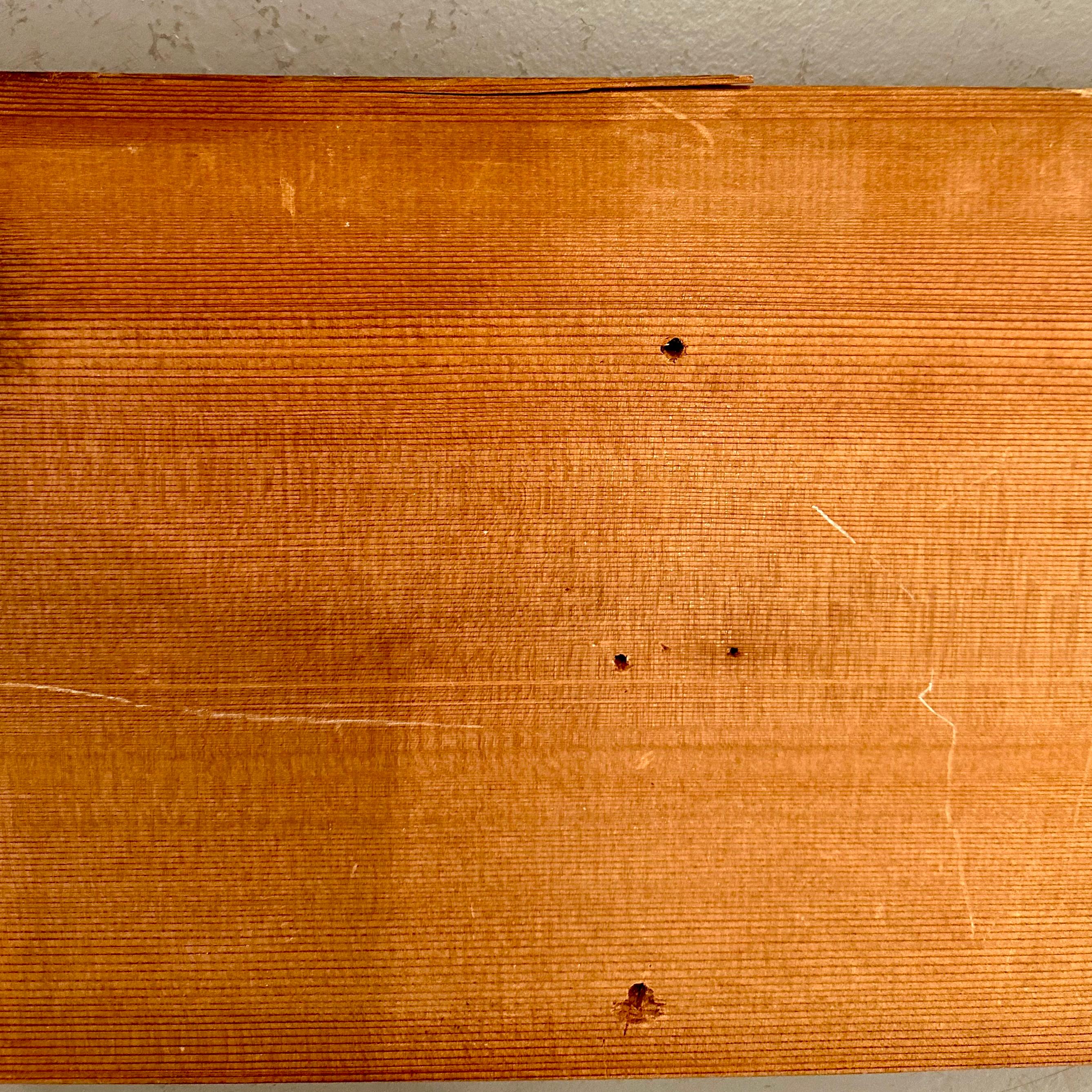Panel de madera roja tallada de Evelyn Ackerman para Panelcarve, hacia la década de 1950 en venta 5
