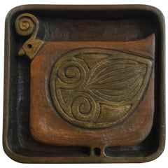 Evelyn Ackerman Carved Wood Bird Panel