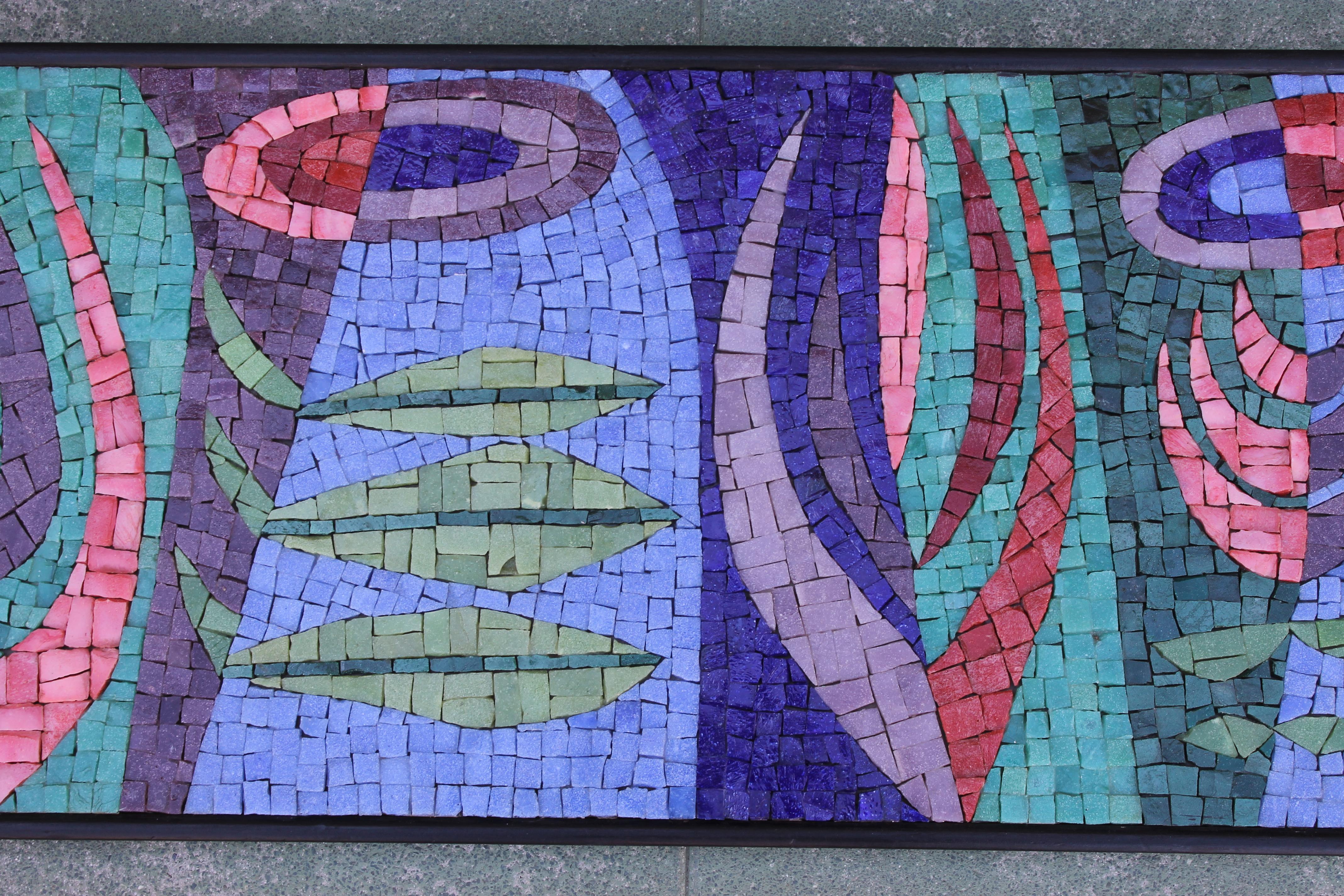 Mid-Century Modern Evelyn Ackerman Designed Mosaic Panel