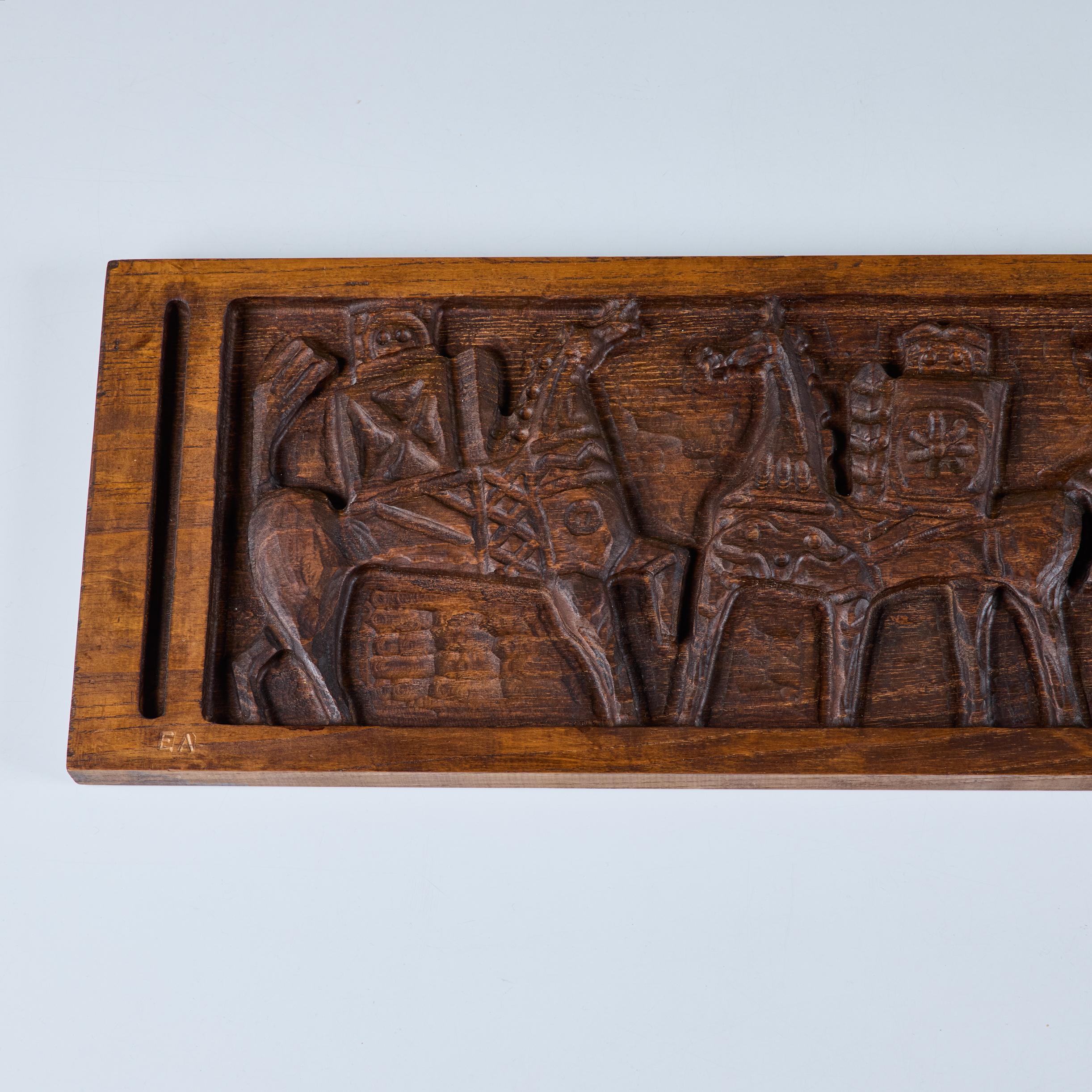 Panel tallado en madera 