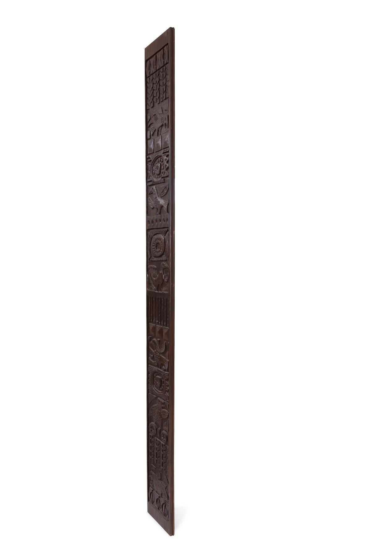 Evelyn Ackerman Panelcarve Redwood Panneaux des années 1960 en vente 4