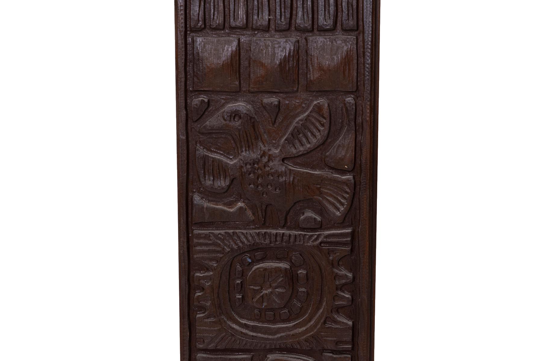 Mid-20th Century Evelyn Ackerman Panelcarve Redwood 1960's Panels For Sale